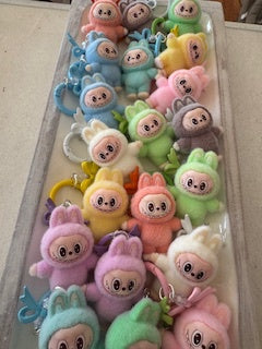 Fluffy Labubu Keychain