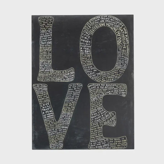 12"x16" L-O-V-E Art Poster