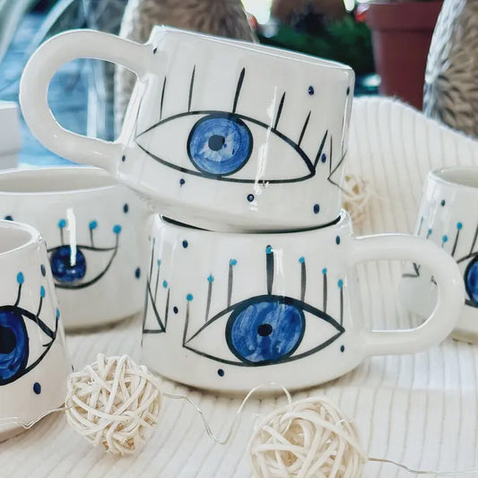 Handmade Evil Eye Mug