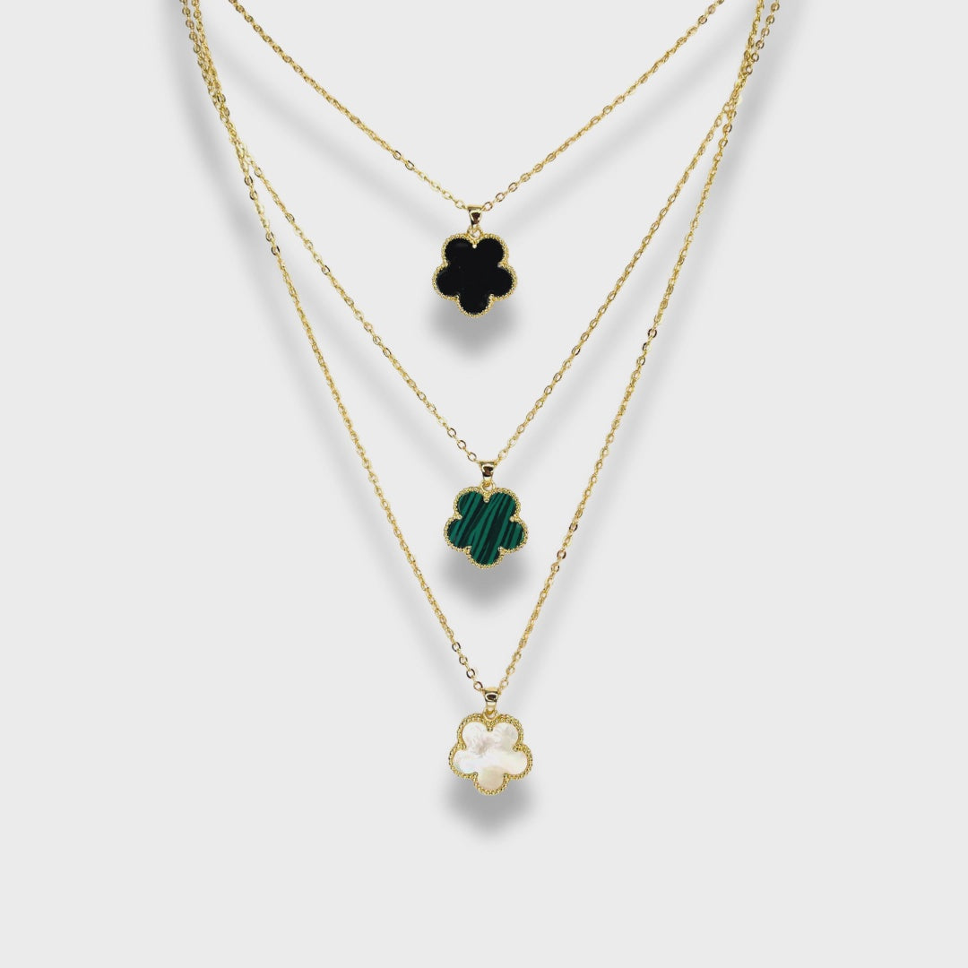 Adeline Pendant Necklace Onyx