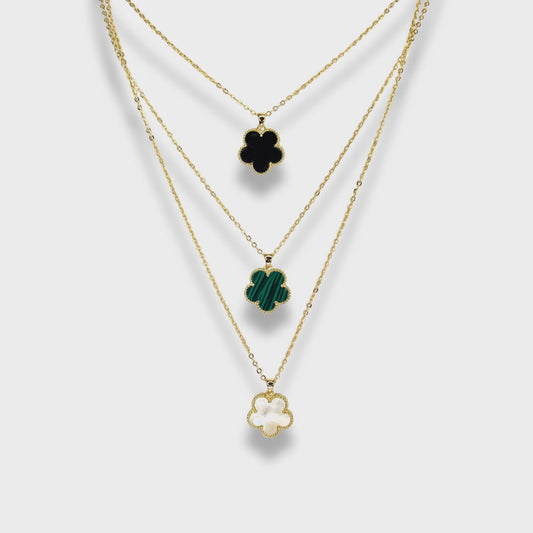 Adeline Pendant Necklace Onyx