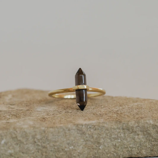 Smoky Quartz Ring - Sz 7