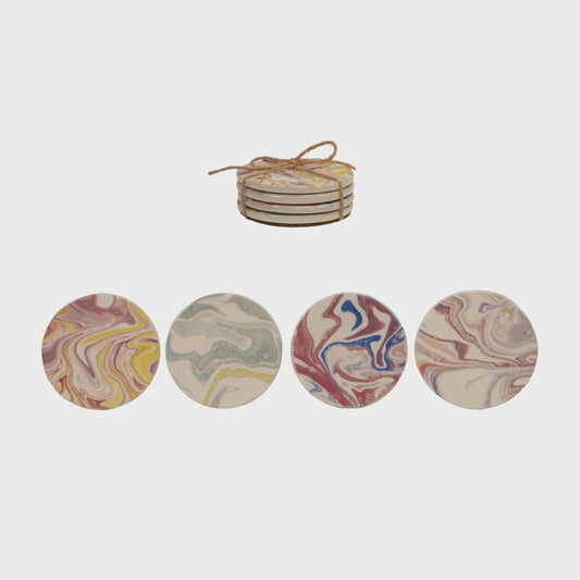 Swirl Coasters s/4
