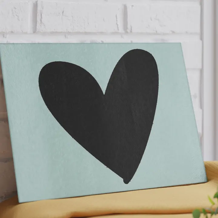 Modern Heart Cutting Board/Serving Platter