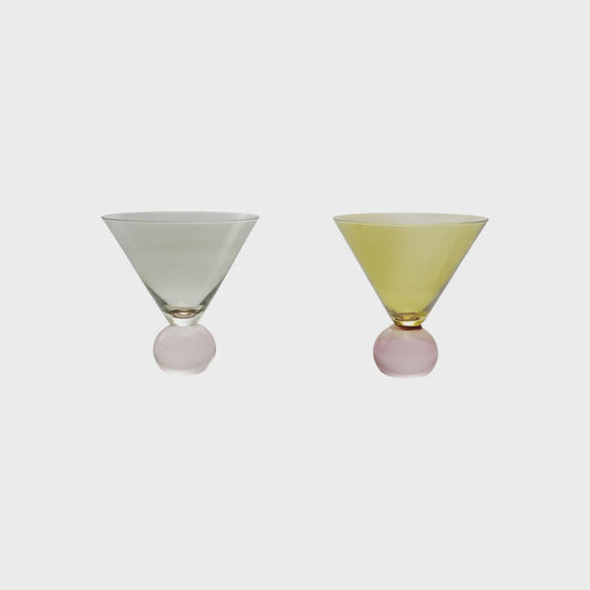 Two Tone Martini Glass 12oz.