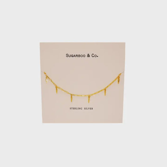 Isosceles Triangle Charm Necklace