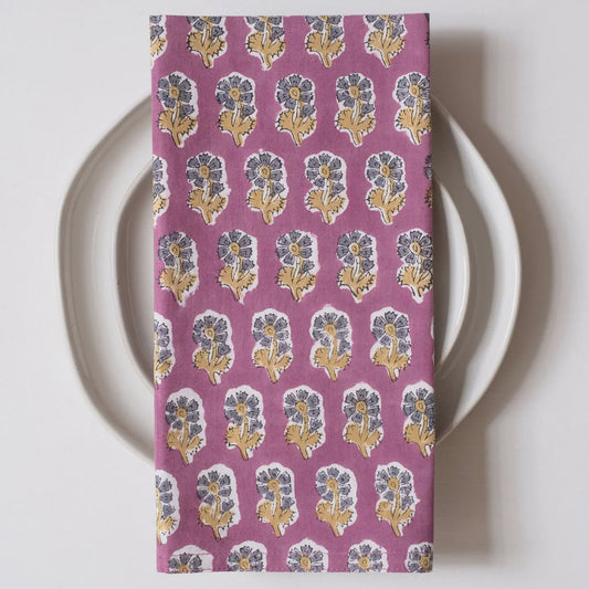 Malin Jewel Block Printed Napkins
