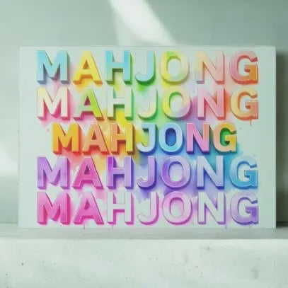 Mahjong Colorful Cutting/Serving Board