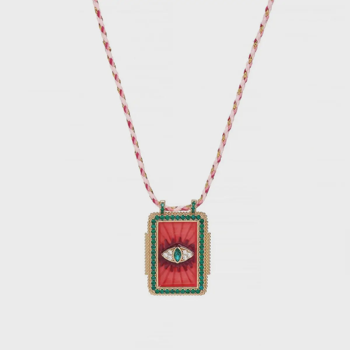 Retro Bohemian Red Evil Eye