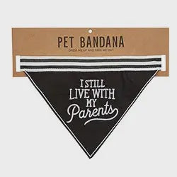 Live With Parents Pet Bandana