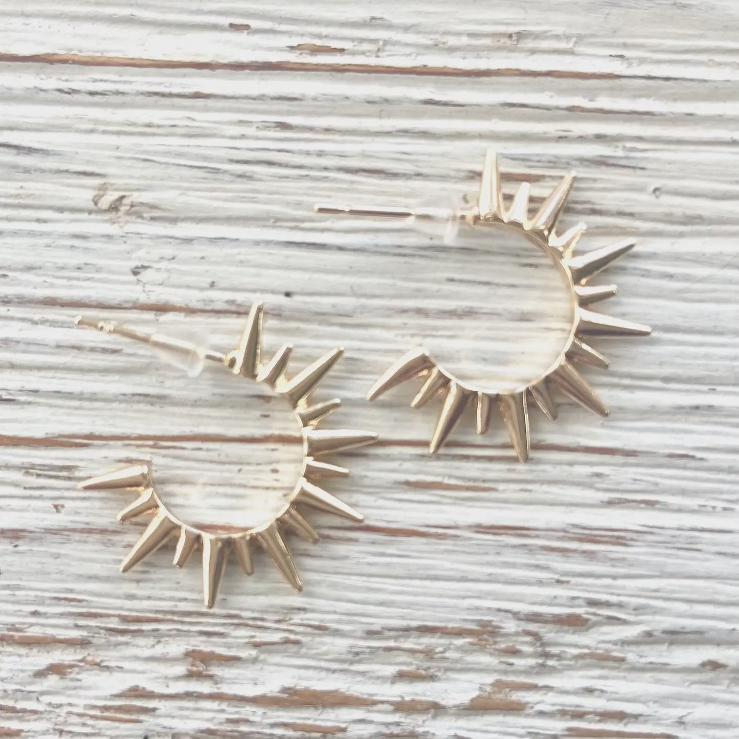 Spiked Earring - Gold