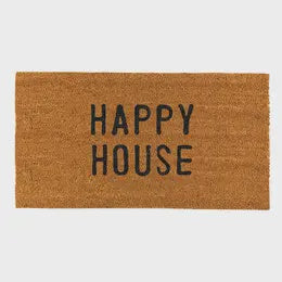 Happy House Door Mat