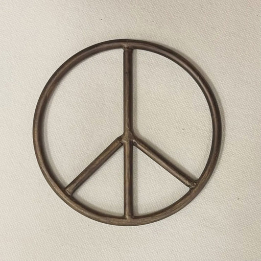 4"  Metal Peace Sign