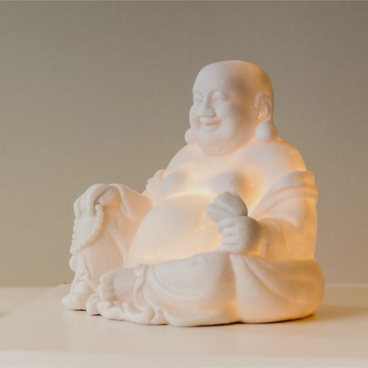 Joyful Buddha Statue Lamp