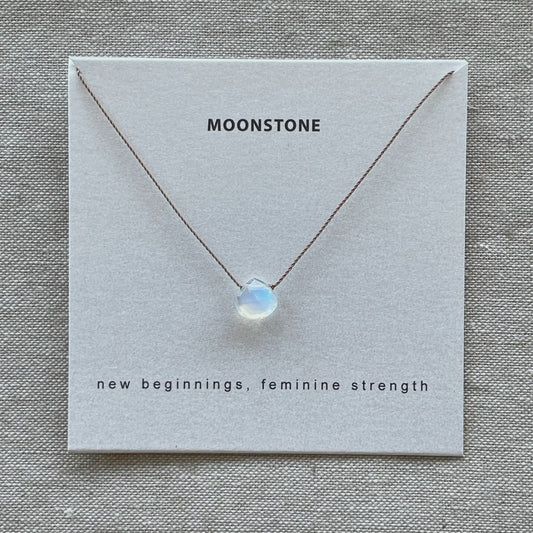 Rainbow Moonstone Necklace