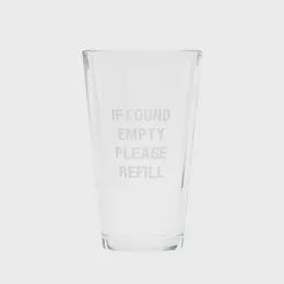 If Found Empty Pint Glass