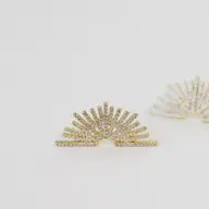 Sunburst CZ Earrings