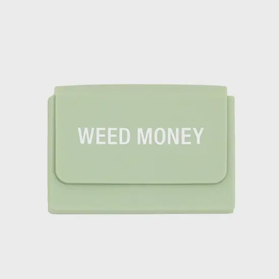 Weed Silicone Card Case