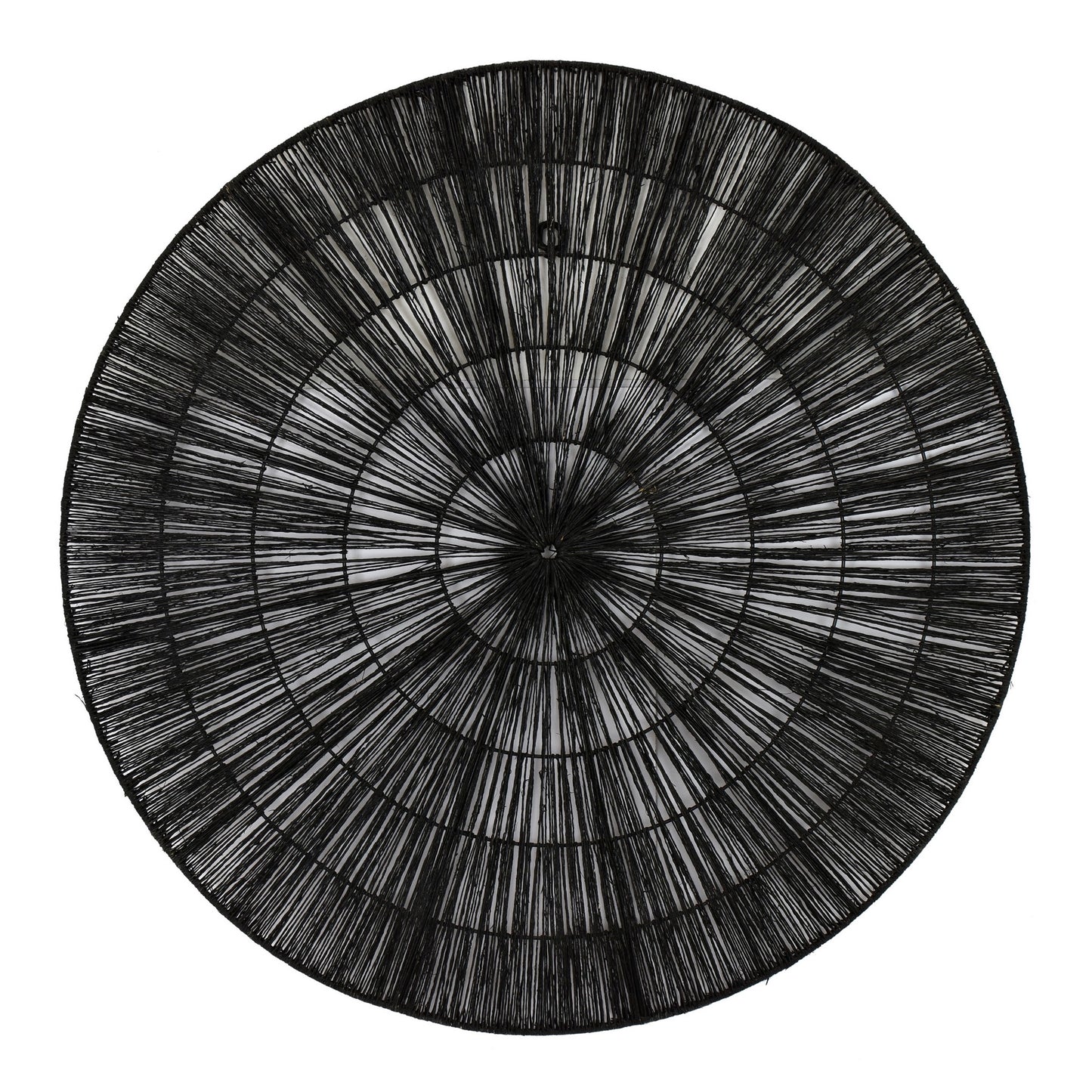 Black Woven Wall Disc