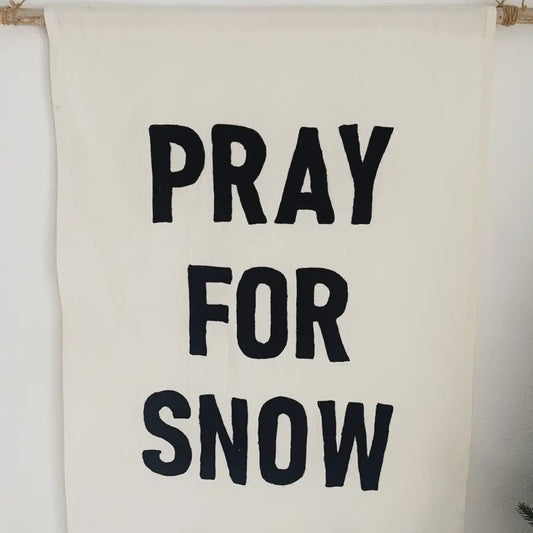 Pray For Snow Tapestry