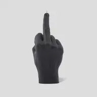 Middle Finger Candle - Black