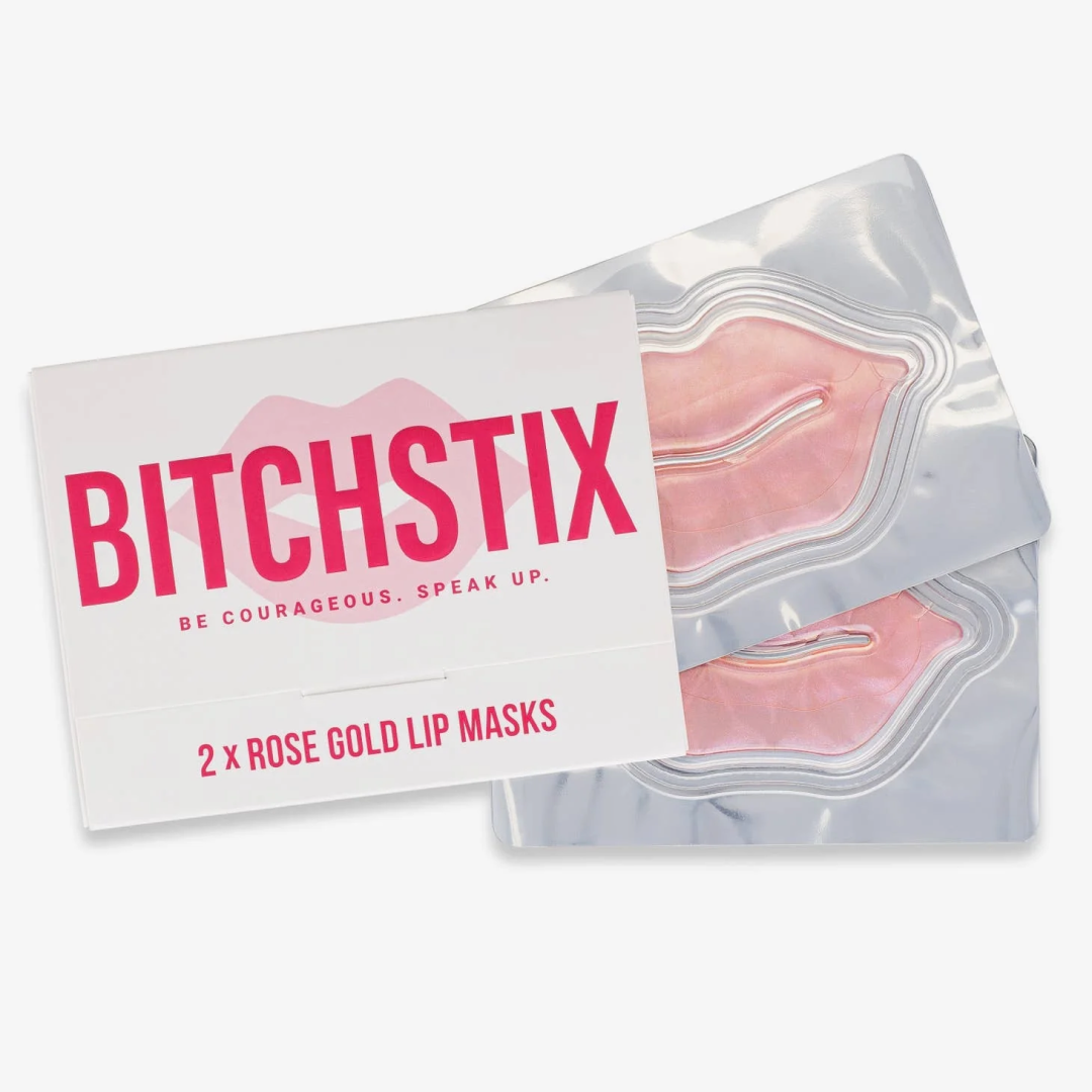 Bitchstix Rose Gold Lip Mask 2pk