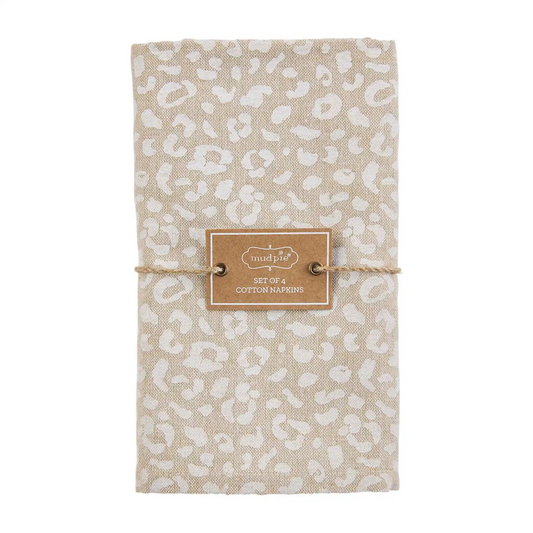 Cheetah Print Napkins (Set of 4)