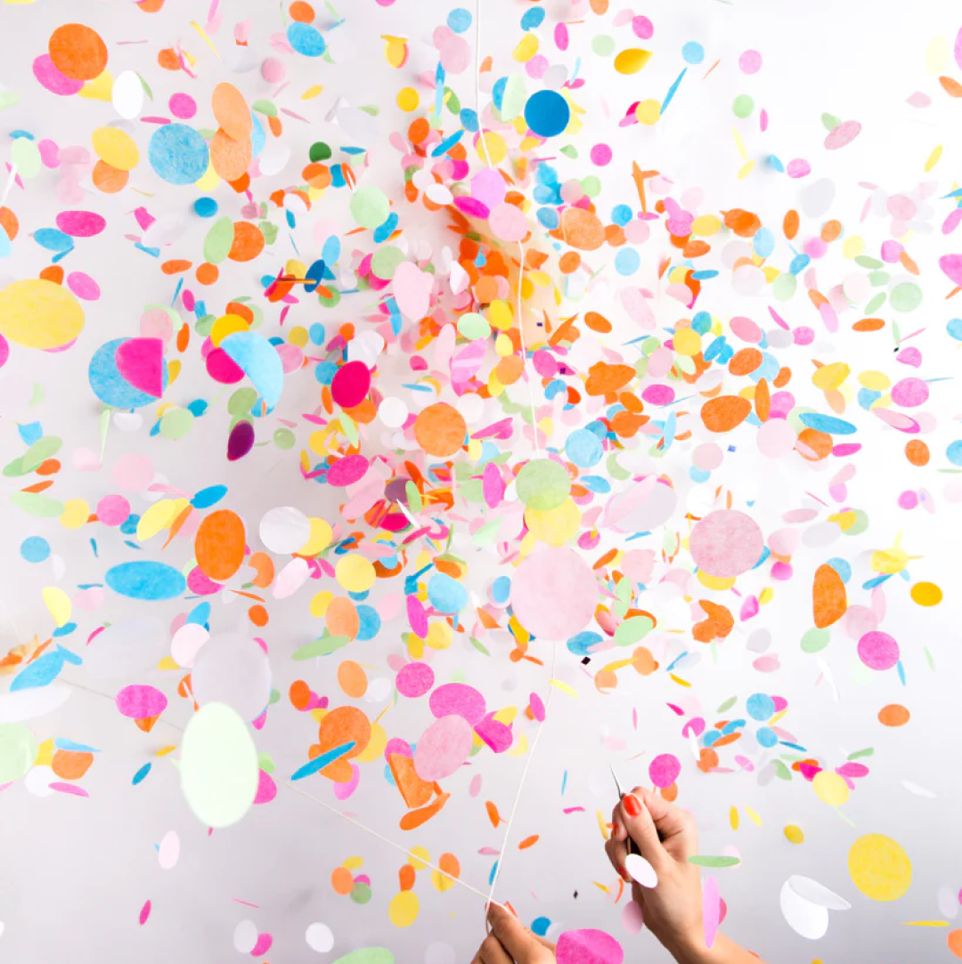 Assorted Jumbo Confetti Balloon