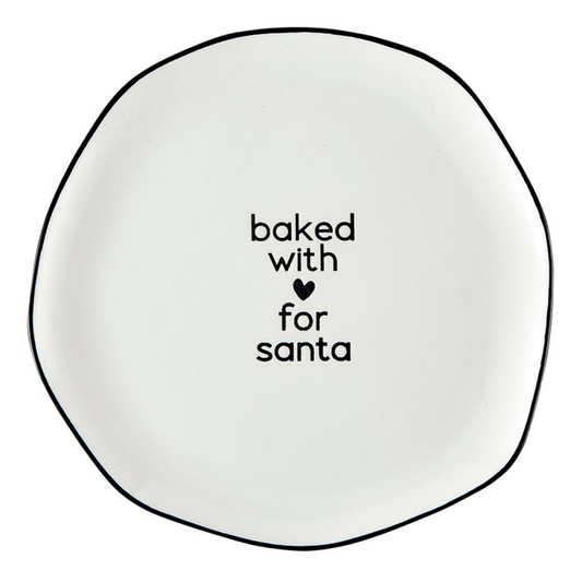 Ceramic Plate For Santa