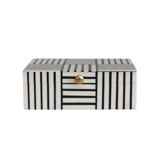 Striped Blocked Resin Box