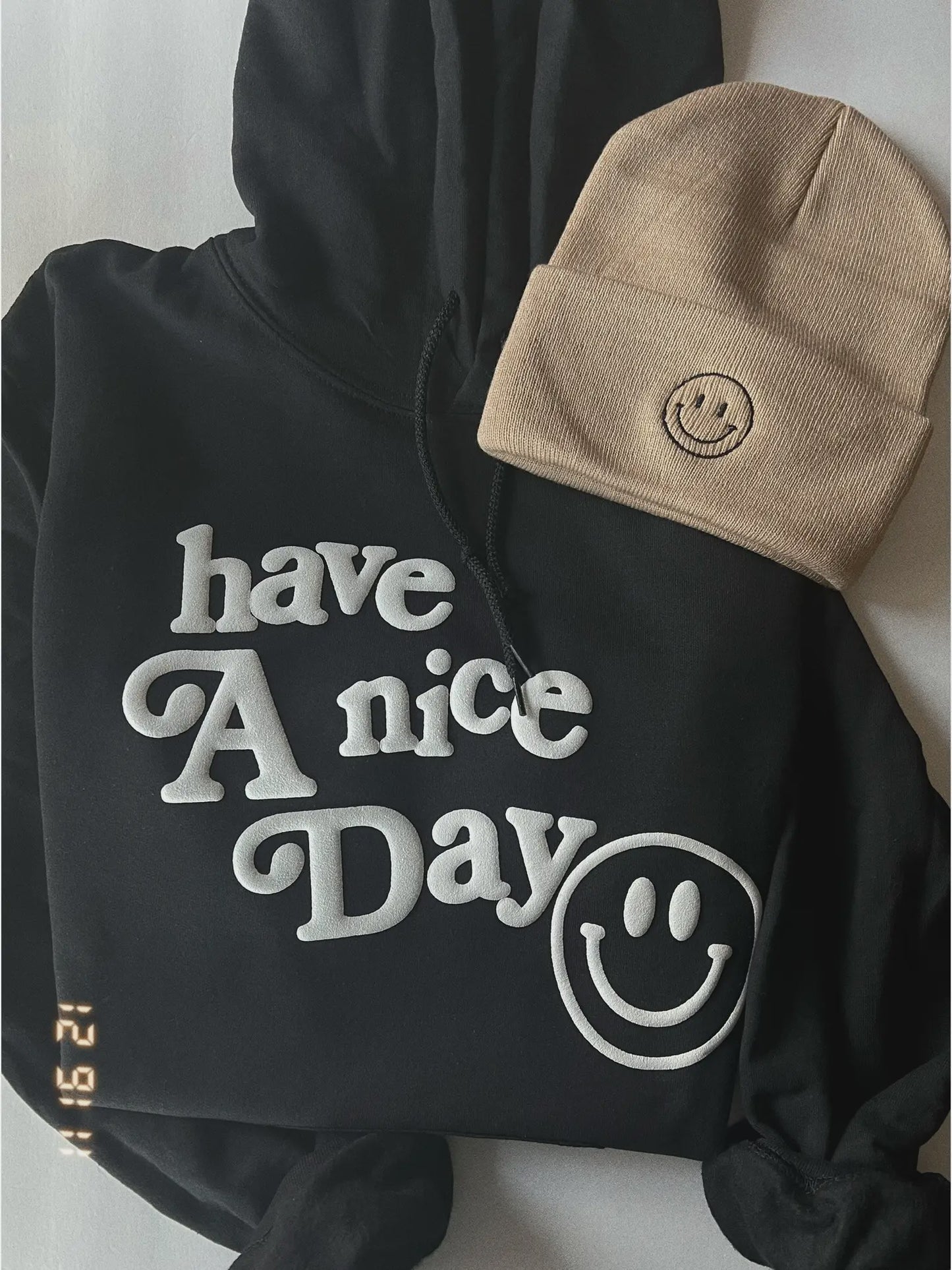 Have A Nice Day Puff Hoodie