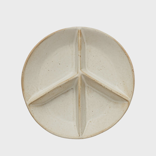 Stoneware Peace Dish