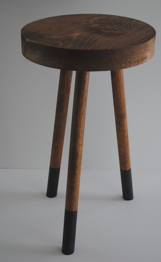 Modern Accent Stool W/ Black