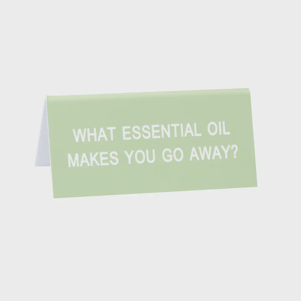 Essential Oil Sign