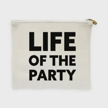"Life of the Party" Linen Fat Zip