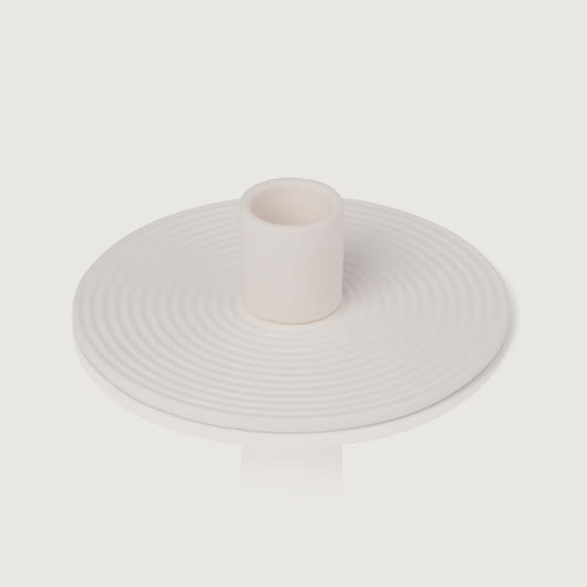 The Classic Candle Holder In White