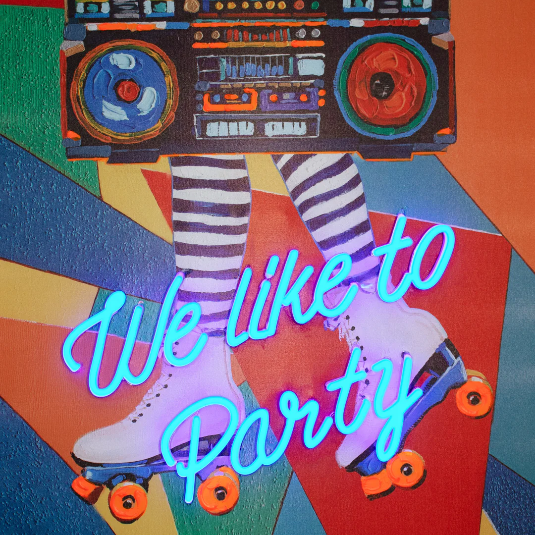 'We Like to Party' Neon Light