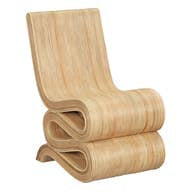 Ribbon Sculptural Rattan Chair