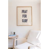 Pray For Surf Wall Hanging