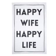 Happy Wife Tea Towel